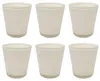 6er Set Glas Orchideentöpfe ORCHID creme weiß H. 13,5cm D. Produktbild-Vorschau 1