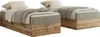 MKS MEBLE Boxspringbett 90x200 WOOD ZERO ohne Kopfteil, mit Produktbild-Vorschau 5