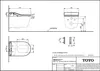 TOTO Washlet RW Dusch WC SET Keramik, WC-Sitz & Produktbild-Vorschau 10