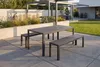 riess-ambiente Moderne Gartenbank DESIGNO 130cm anthrazit Produktbild-Vorschau 7