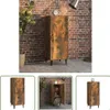 The Living Store Sideboard Räuchereiche 34,5x34x90 cm Produktbild-Vorschau 1