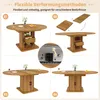 5-teiliges Esstisch-Set mit Ausziehtisch & 4 Stühlen Produktbild-Vorschau 5