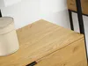 Vešiak so šuplíkmi KIAN - dub / čierny Náhľad obrázku produktu 5