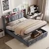 Letto matrimoniale con rete a molle INONEFT, dimensioni Anteprima dell’immagine prodotto 8