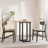 vidaXL Esstisch O-Gestell 50x50x75,5 cm Massivholz Kiefer & Produktbild-Vorschau 3