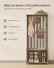 VASAGLE Garderobenständer, Kleiderständer, Schuhbank, Produktbild-Vorschau 9