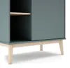 CALICOSY - Armoire 1 porte et 5 niches ouvertes H181 cm - Voir les images du produit 6