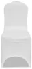 vidaXL Stretch Chair Cover 4 kusy Bílá Náhled obrázku produktu 2