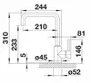 Blanco Küchenarmatur MILI schwarz matt 526665 Produktbild-Vorschau 2