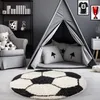 Carpetsale24 Detský koberec s vysokým vlasom, futbalový a Náhľad obrázku produktu 1