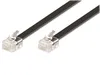 Goobay 15m RJ-12 Cable, 15 m, Černá Náhled obrázku produktu 4