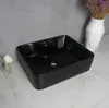 Umywalka Nablatowa Ceramiczna Matowa Czarna 48X38 Podgląd zdjęcia produktu 2