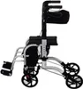 Uniprodo rollator Přepravní židle Pomůcka pro chůzi 2 v 1 Náhled obrázku produktu 10