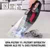 CLEANmaxx Aspirateur à main sans fil - gris/rouge Voir les images du produit 2