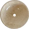 Aufsatzwaschbecken aus Marmor - Cremefarben - 40 cm - Produktbild-Vorschau 4
