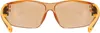 A close-up, front-facing view of a pair of orange sports glasses against a white background. Anteprima dell’immagine prodotto