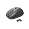 A wireless computer mouse and its USB receiver are shown against a white background. Produktbild-Vorschau