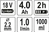Yato YT-82765, Farbe, 1 l, 0,203 m/s², 83 dB, Schwarz, Rot, Produktbild-Vorschau 4
