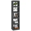 vidaXL Bücherregal/Raumteiler Grau 40x30x167,5 cm Produktbild-Vorschau 14