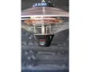 A close-up view of a hanging patio heater with its heating element glowing red. Náhled obrázku produktu