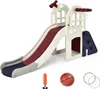 6 in 1 Kinder Rutsche mit Basketballkorb & Klettern & Produktbild-Vorschau 6
