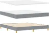 vidaXL Boxspringbett mit Kissen Hellgrau 180 x 200 cm Stoff Produktbild-Vorschau 5