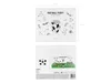 Popcorntüten Fußball 7x7x12,5 cm 6er Set schwarz weiß Produktbild-Vorschau 3