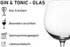 4er Set Gin Tonic Gläser Cocktail Glas Bar Special Produktbild-Vorschau 3