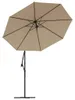 Tela de repuesto para sombrilla voladiza gris topo 350 cm Vista previa de la imagen del producto 4