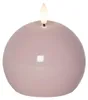 Runde LED-Kerze ,Flamme Shine', kugelförmig, hochglänzend, Produktbild-Vorschau 1