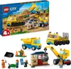 LEGO 60391 City Baufahrzeuge und Kran mit Abrissbirne, Produktbild-Vorschau 1