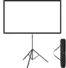 tectake Beamer-Leinwand mit Stativ 60 Zoll 152cm Diagonale Produktbild-Vorschau 1