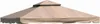 Dach Pavilion Dubai 3 x 3 mocca Polyester 250 g/m²,PU-bes Produktbild-Vorschau 2