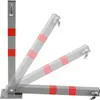 ECD Germany 3x Parkplatzsperre klappbar, eckig, 70cm, Produktbild-Vorschau 3