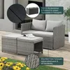 SVITA ATHINA Sitzgruppe Outdoor Gartenmöbel Set Balkonmöbel Produktbild-Vorschau 3