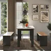 Stół jadalny Vicco Sentio Antracyt/złoty dąb 112 x 73.6 cm Podgląd zdjęcia produktu 5