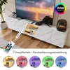 INONEFT, mobile TV da 220 cm, basso mobile con Anteprima dell’immagine prodotto 6