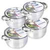 Vilde | Kochtopf Set 4-teilig - mit Glasdeckeln - 1 / 1,75 Produktbild-Vorschau 13