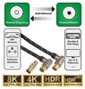 Antennen-Kabel 1,5m 110dB Filter vergoldet Braun Produktbild-Vorschau 2