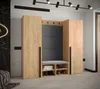 Garderobe MIRO Set 9 mit gepolsterten Paneelen Industrial Produktbild-Vorschau 2
