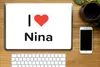 MuchoWow® Laptop Aufkleber Sticker Cover Ich liebe - Nina - Produktbild-Vorschau 2