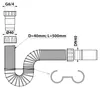 Bruckner FLEXY Spülensiphon 6/4", DN40, Weiß Produktbild-Vorschau 2