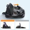 A car phone holder with adjustable grips and two inset images showing a phone being held. Náhled obrázku produktu