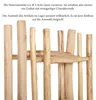 Deko-Leiter KEPALA ca. H150cm Natural Teak Handtuchhalter Produktbild-Vorschau 8