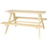 Kindergartentisch aus Holz 92 x 78 x 52cm Produktbild-Vorschau 3