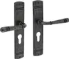 Türdrücker Langschildgarnitur Antik Grau Fenstergriff Produktbild-Vorschau 1