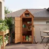 HOMAVO Gerätehaus Holz mit UV-Schutz Pultdach, Gartenhaus Produktbild-Vorschau 1