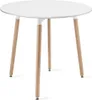 Jídelní set 1 + 4, stůl KAMI 80x80 bílý + židle BALI MARK Náhled obrázku produktu 2