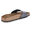 Birkenstock Damen Pantolette, schwarz(schwarzmetallic Produktbild-Vorschau 43