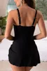 Damen Badeanzug Badekleid Einteilig Tankini Bauchweg Produktbild-Vorschau 5